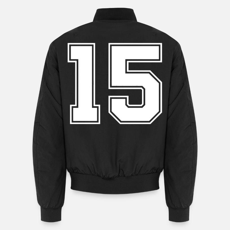Nummer fünfzehn 15 Unisex Bomberjacke