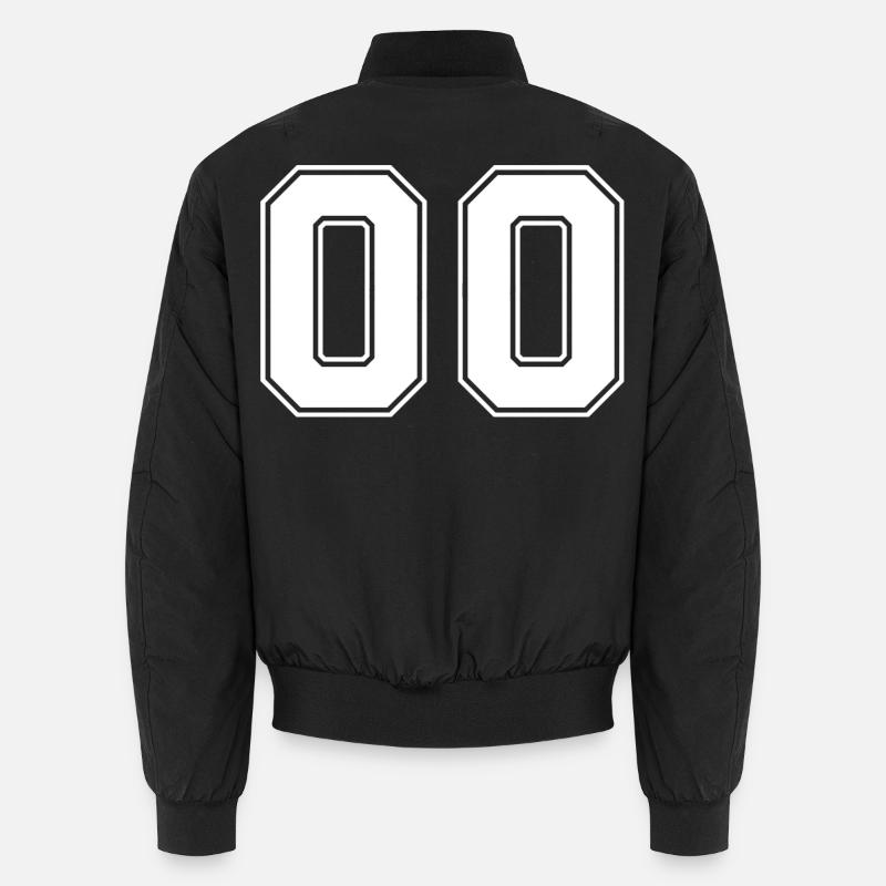 Zahl Null 00 Unisex Bomberjacke