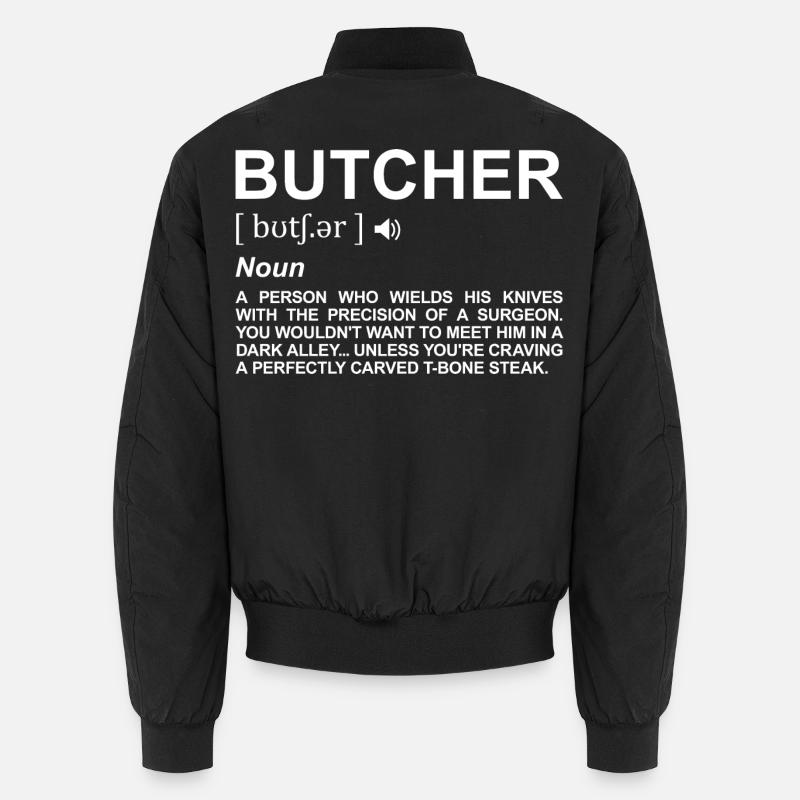 Definition Metzger Unisex Bomberjacke