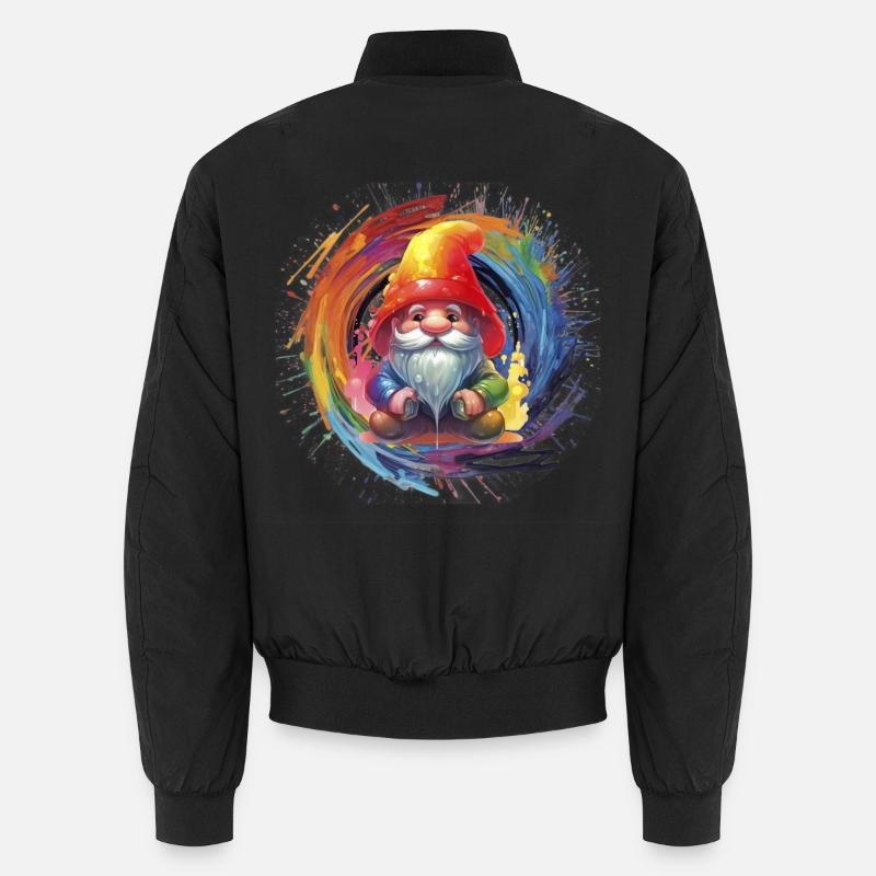 Magicien Nain de Noël Coloré Bomber unisexe