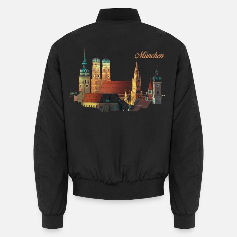 Munich - Bomber unisexe - noir