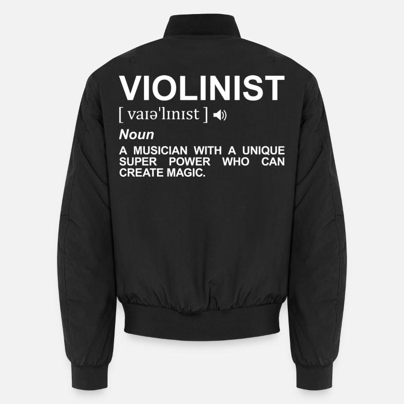 Dictionnaire du violoniste Bomber unisexe