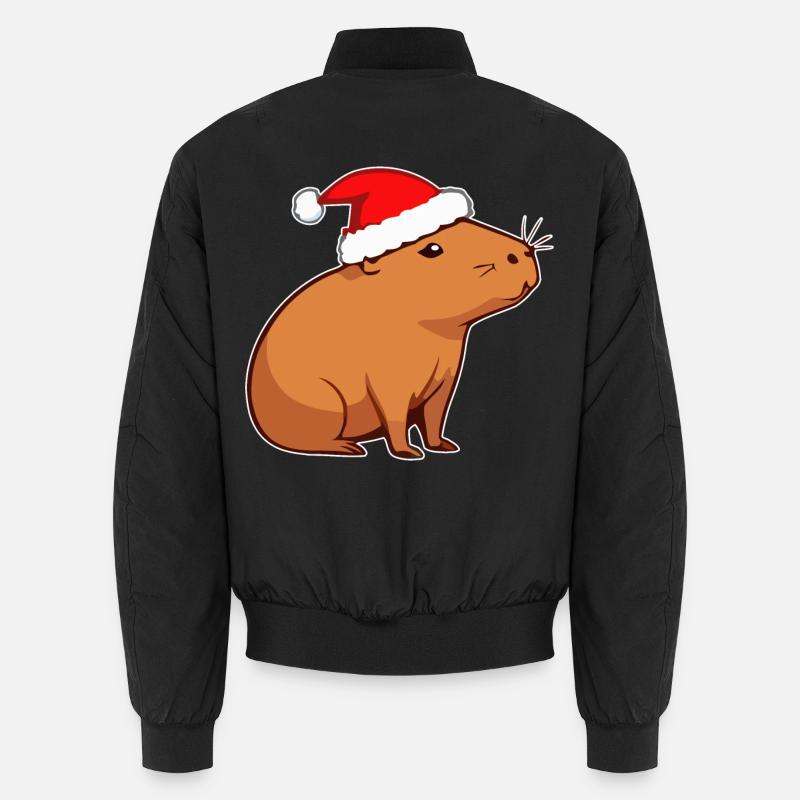 Capybara Noël Bomber unisexe