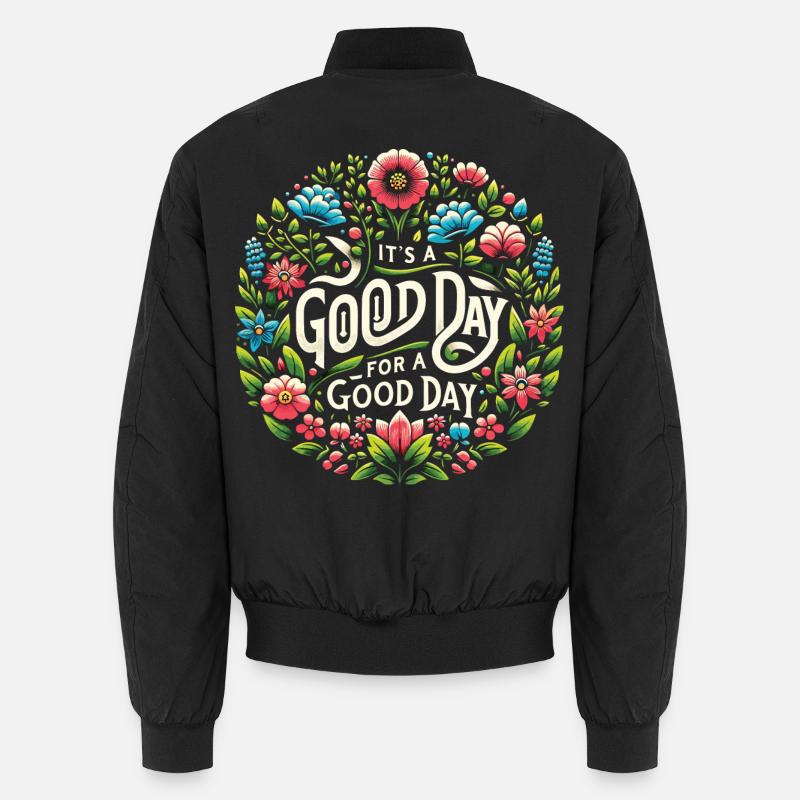Good day for a good day – flower ring Unisex Bomber Jacket
