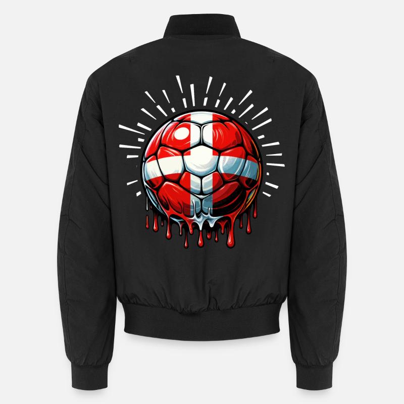 Danemark Fan Shirt Bomber unisexe