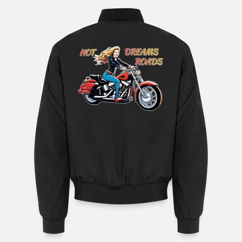 Mädchen Heiße Träume Straßen Unisex Bomberjacke