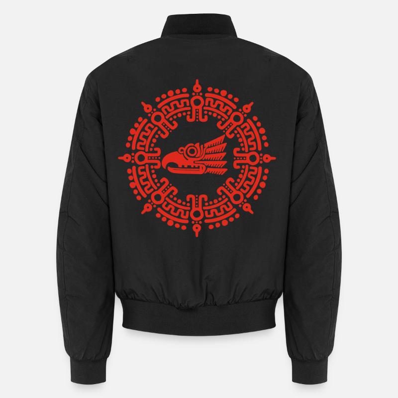 Symbole aztèque rouge Bomber unisexe