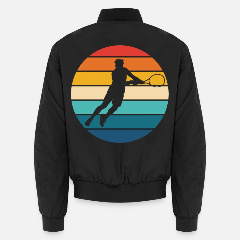 Tennis - Unisex Bomber Jacket - black
