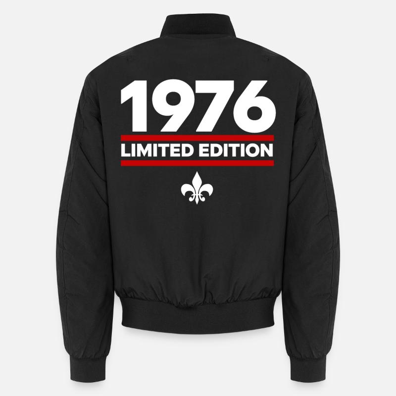 Édition limitée de 1976 - Bomber unisexe - noir