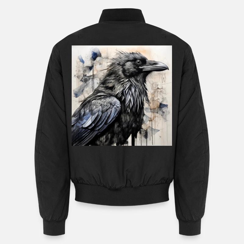 Der schwarze Rabe - Unisex Bomberjacke - Schwarz