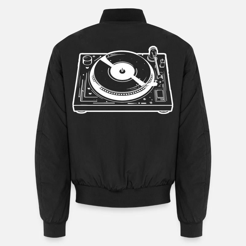 Platine DJ - Bomber unisexe - noir