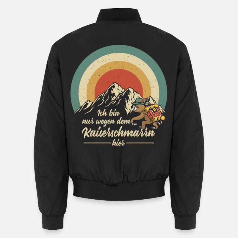 Wandern Kaiserschmarrn  - Unisex Bomberjacke - Schwarz