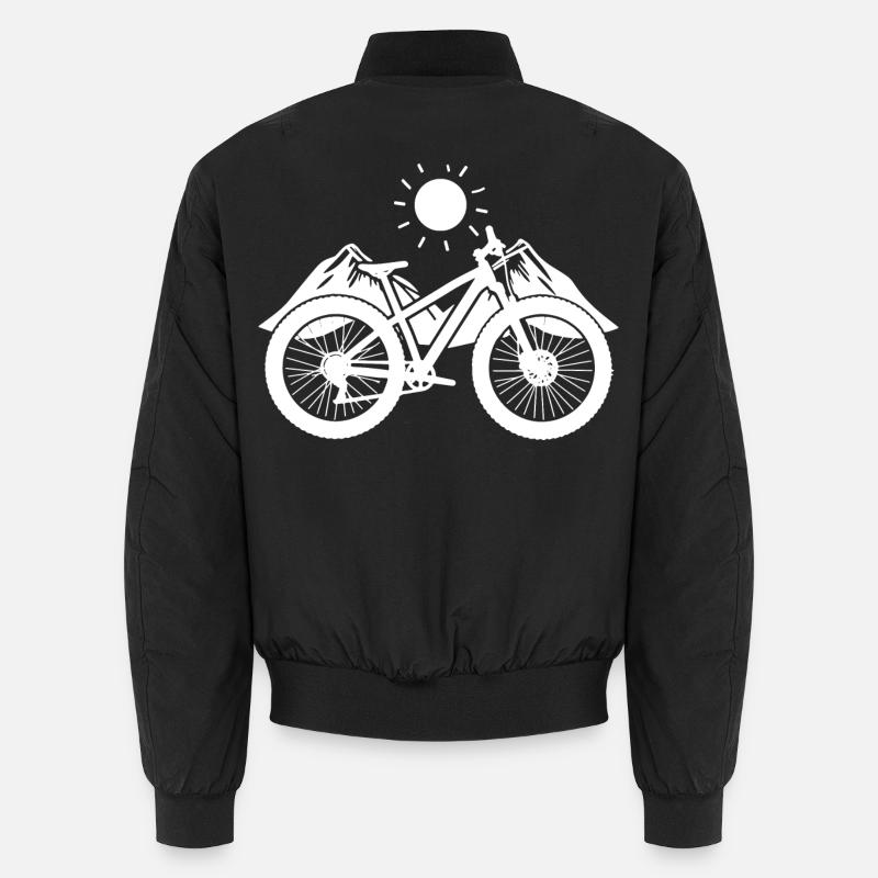 Mountain Bike Graphics Unisex Bomber Jacket