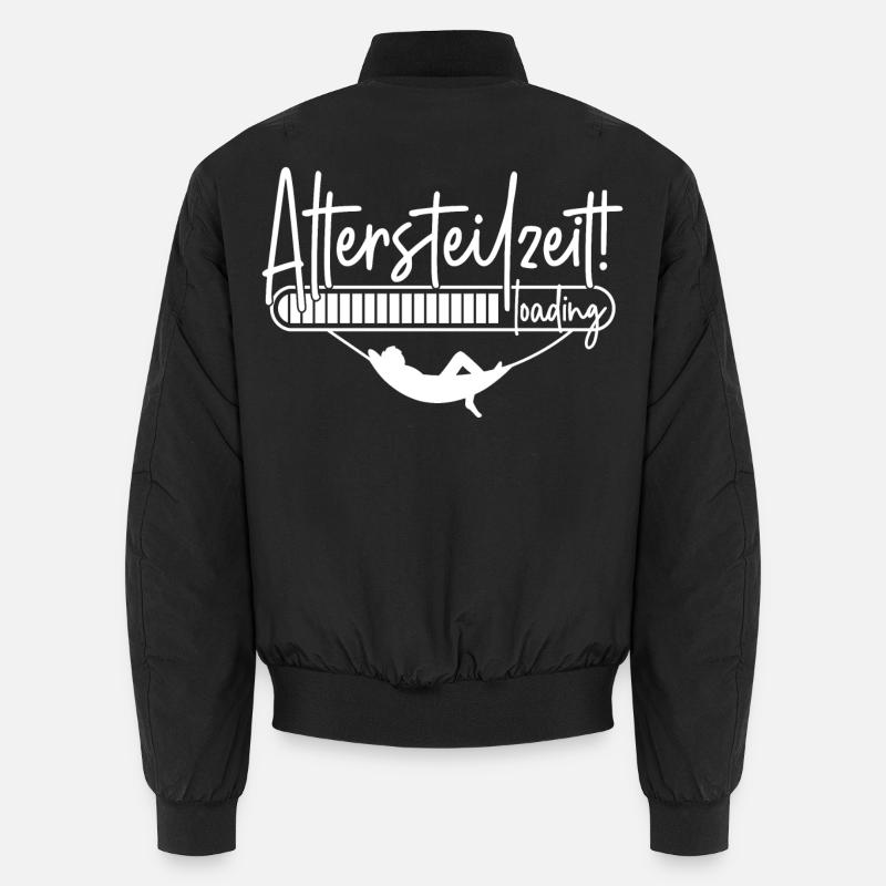 Altersteilzeit loading Ladebalken Hängematte ATZ Unisex Bomberjacke