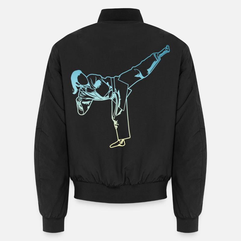 Karate Mädchen Unisex Bomberjacke