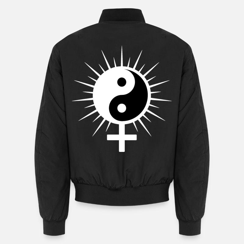 Venussymbol - Unisex Bomberjacke - Schwarz