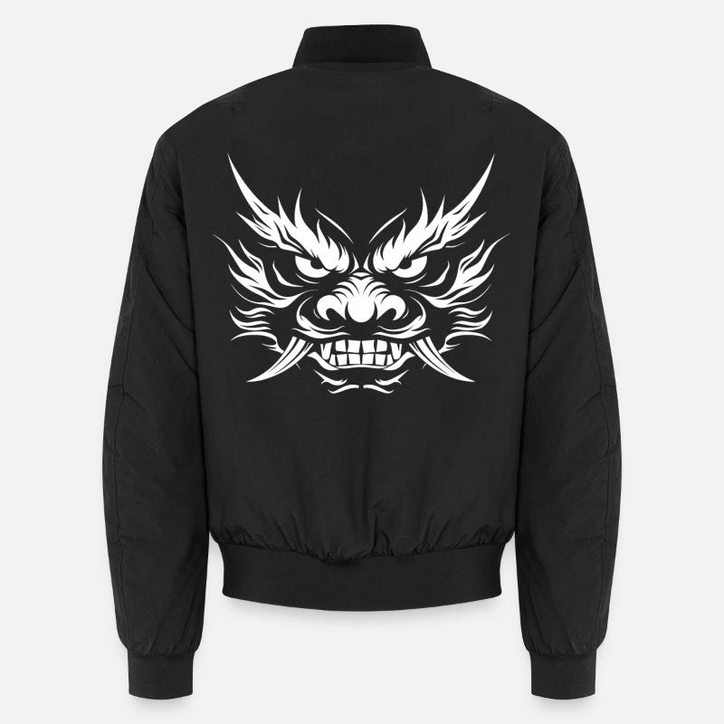 Oni, japanischer Dämon Unisex Bomberjacke