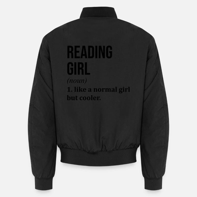 Lesen Unisex Bomberjacke