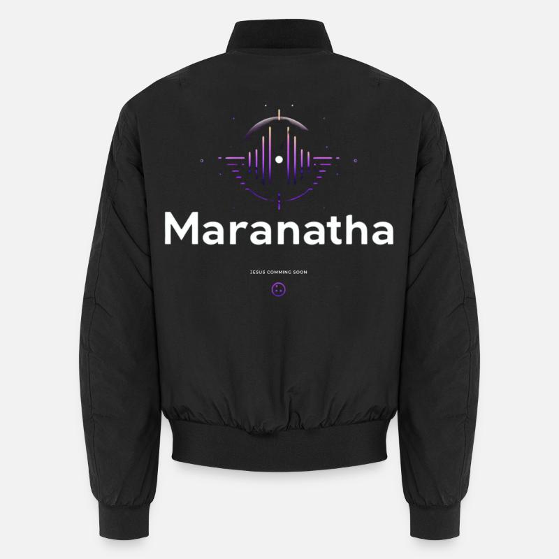 Vague de culte maranatha - Bomber unisexe - noir
