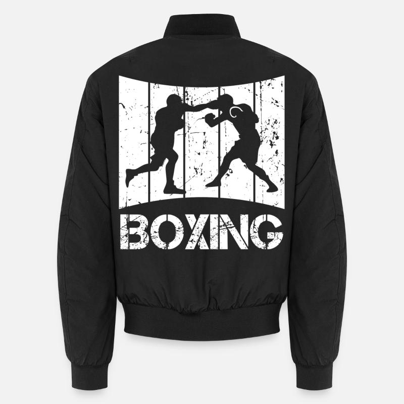 Retro Boxes - Unisex Bomber Jacket - black