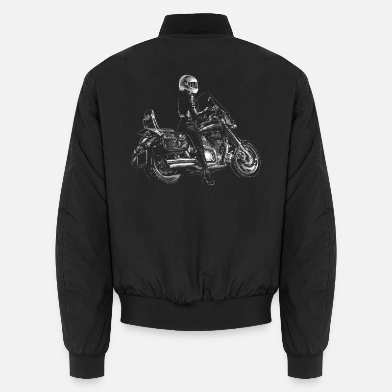 Chopper - Unisex Bomberjacke - Schwarz