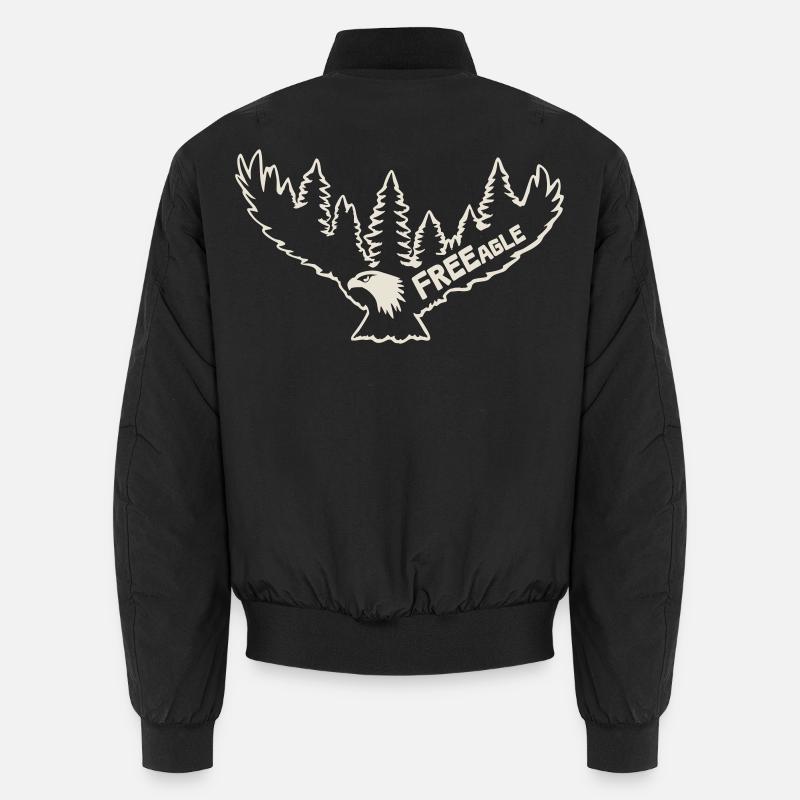 FREEagle [Blanc] Bomber unisexe