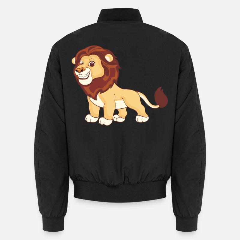 A magnificent lion Unisex Bomber Jacket