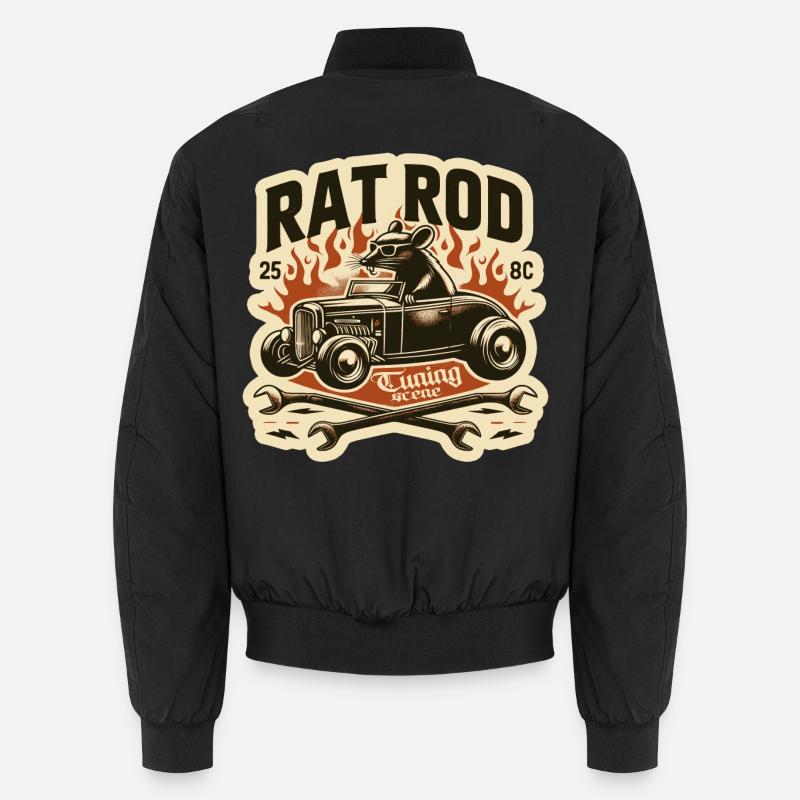 Ratsking Ratlook Shirt – Rustikaler Custom Style Unisex Bomberjacke