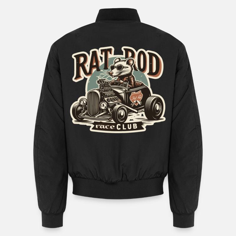 Ratsking Ratlook Shirt – Rustic Custom Style Unisex Bomber Jacket