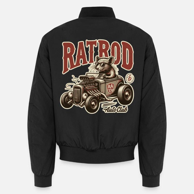 Ratsking Ratlook Shirt – Rustic Custom Style Unisex Bomber Jacket