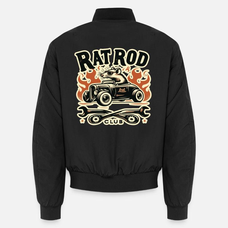 Ratsking Ratlook Shirt – Rustic Custom Style Unisex Bomber Jacket
