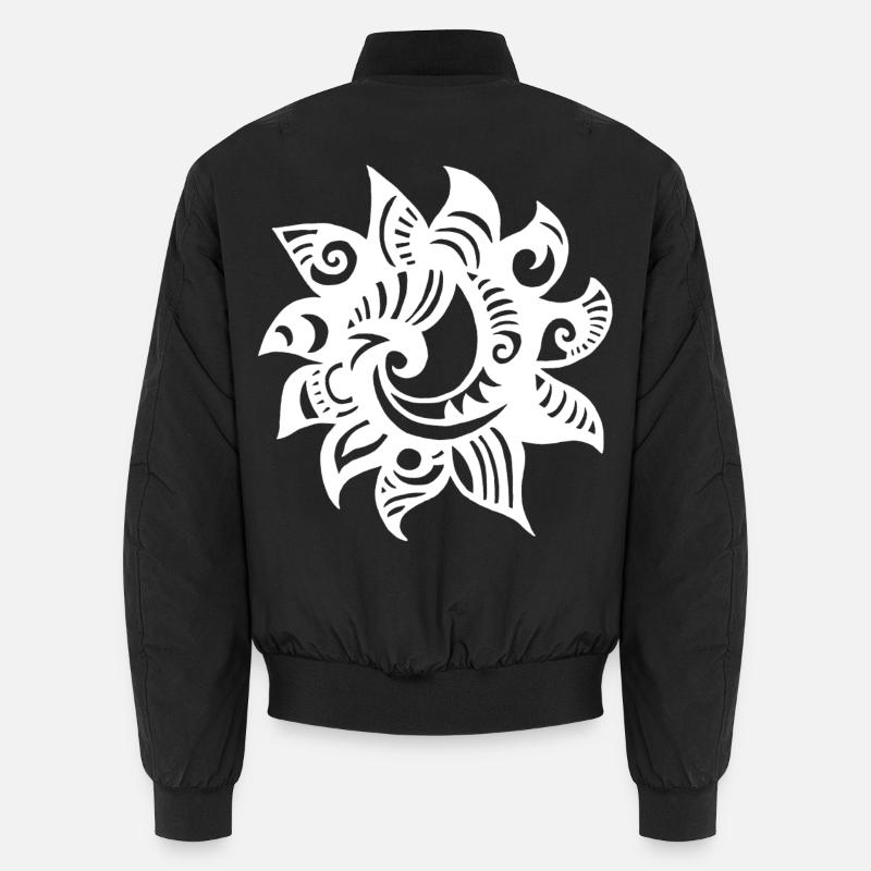 Soleil blanc étrange Bomber unisexe