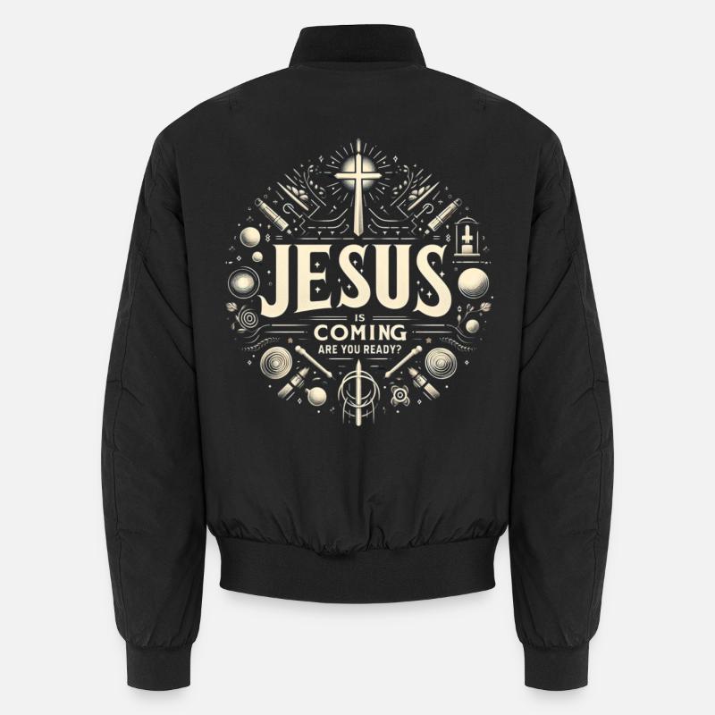 Jésus arrive bientôt. Es-tu prêt. Bomber unisexe