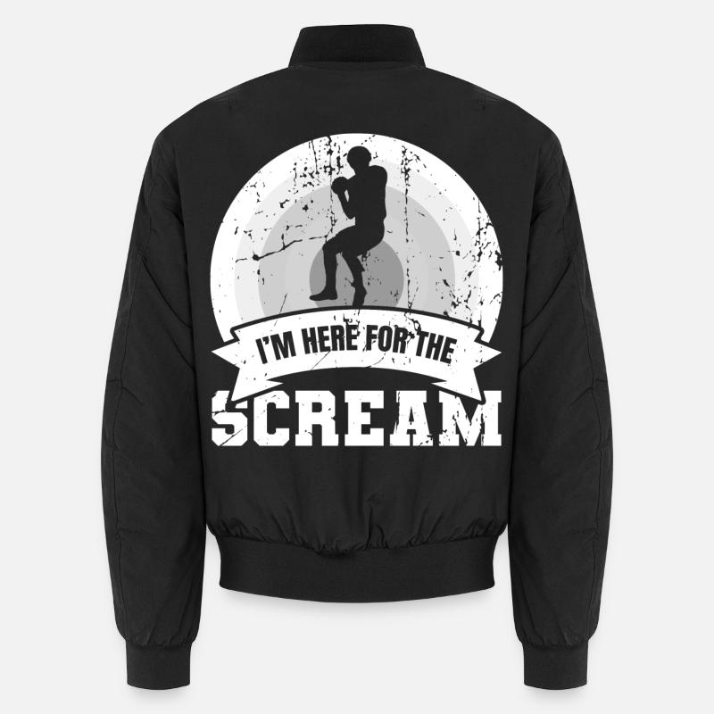 I'm Here For The Scream Unisex Bomberjacke
