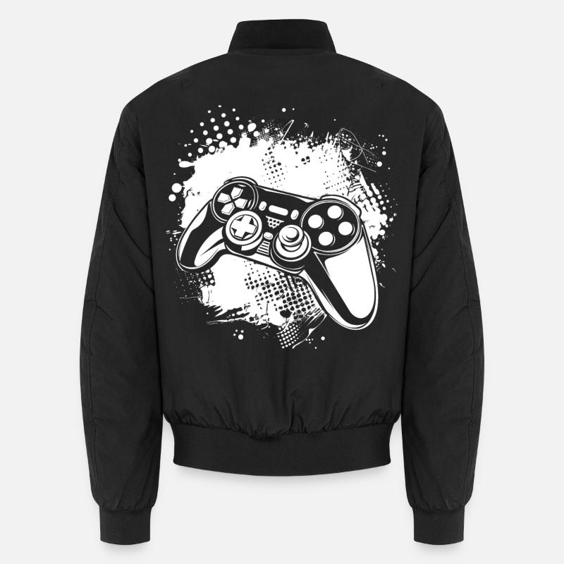 Gaming - Unisex Bomberjacke - Schwarz