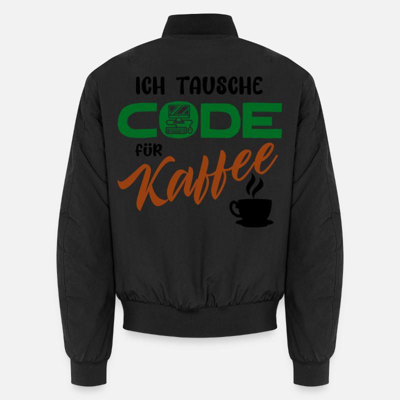 Programmierer Softwareentwickler Developer Code - Unisex Bomberjacke - Schwarz