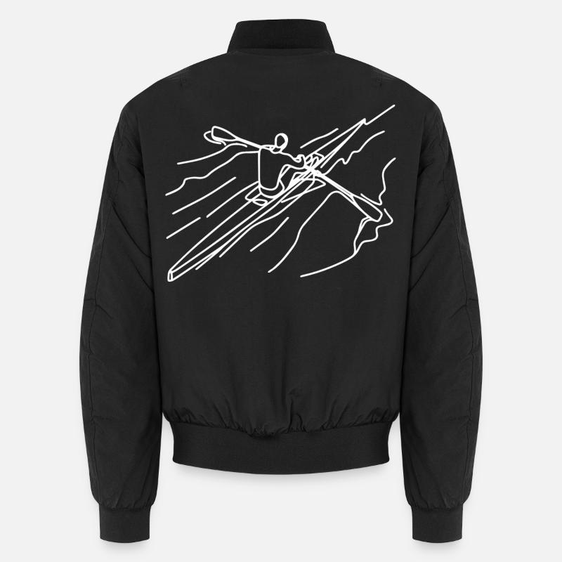 Rower - Unisex Bomber Jacket - black