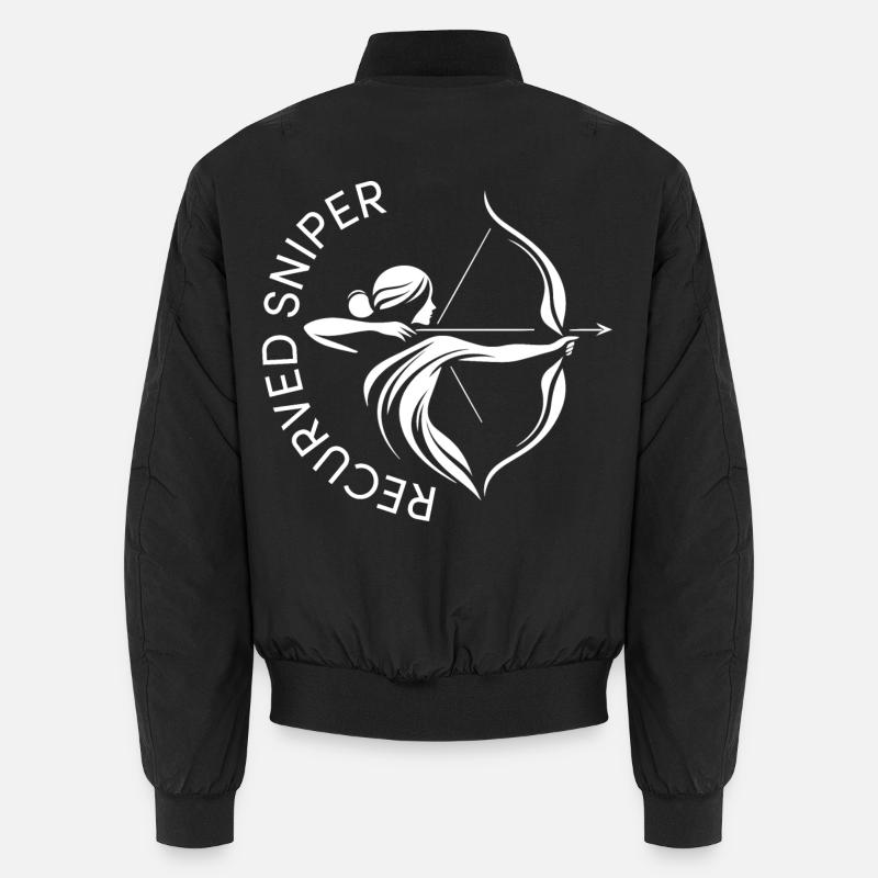 Archer Recurved Sniper Archery BSV - Unisex Bomber Jacket - black