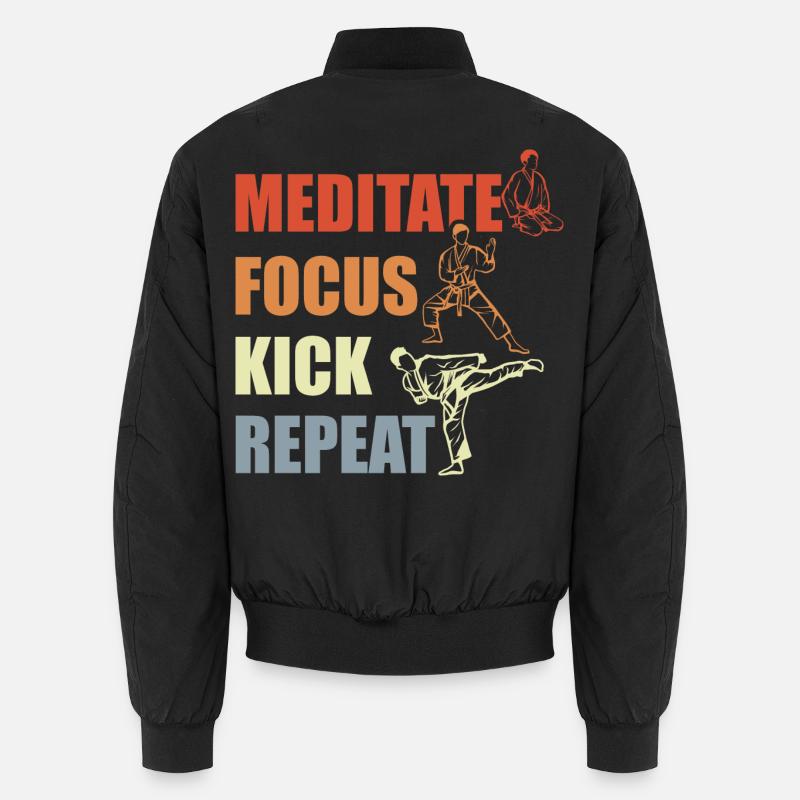 Karate Motivation Unisex Bomber Jacket