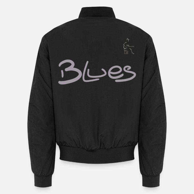 Blues guitarist Unisex Bomber Jacket