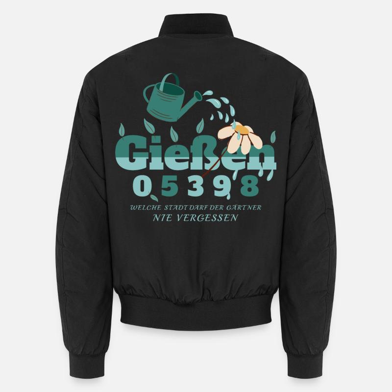 Giessen, Hesse - Unisex Bomber Jacket - black