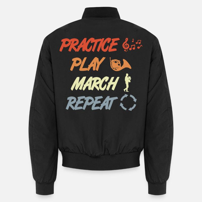 French Horn Motivation Unisex Bomber Jacket