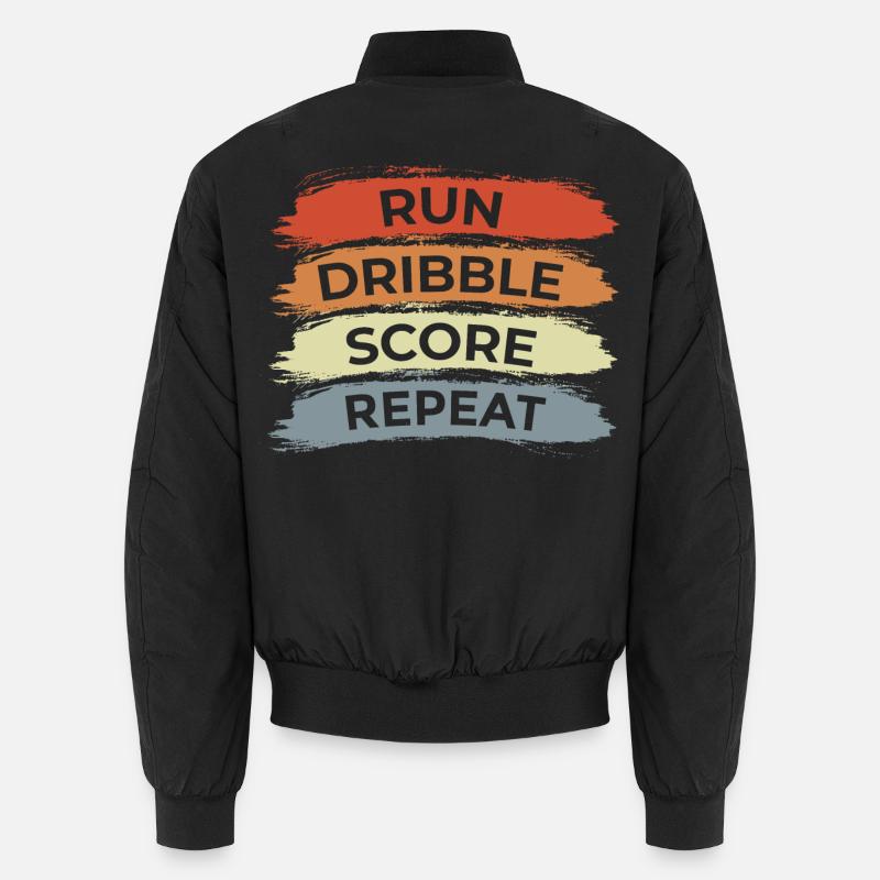 Courir Dribble Score Répéter Bomber unisexe