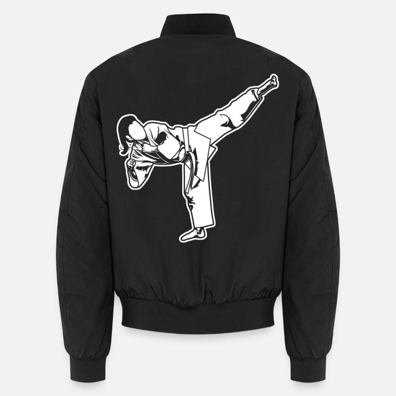 Weibliche Karateka Unisex Bomberjacke