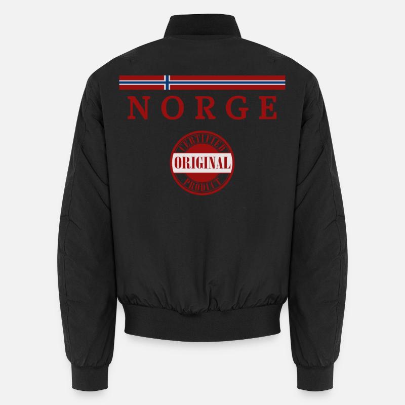 Norwegian flag, Norwegian pride Unisex Bomber Jacket