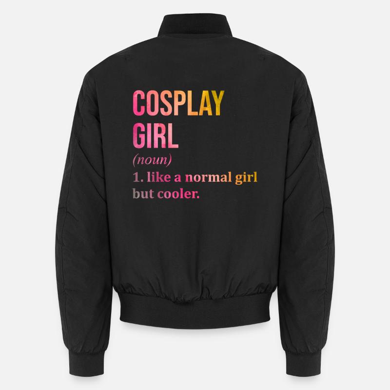 Cosplay - Unisex Bomber Jacket - black