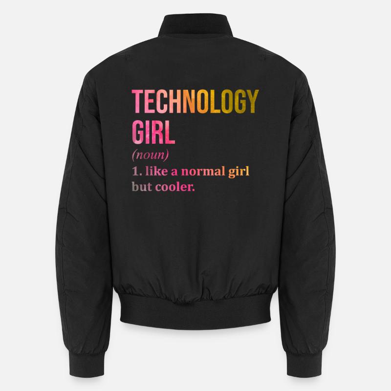 Technologie - Bomber unisexe - noir