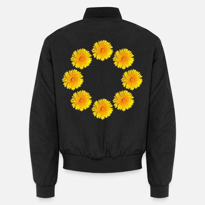 LÖWENZAHN III - Unisex Bomberjacke - Schwarz