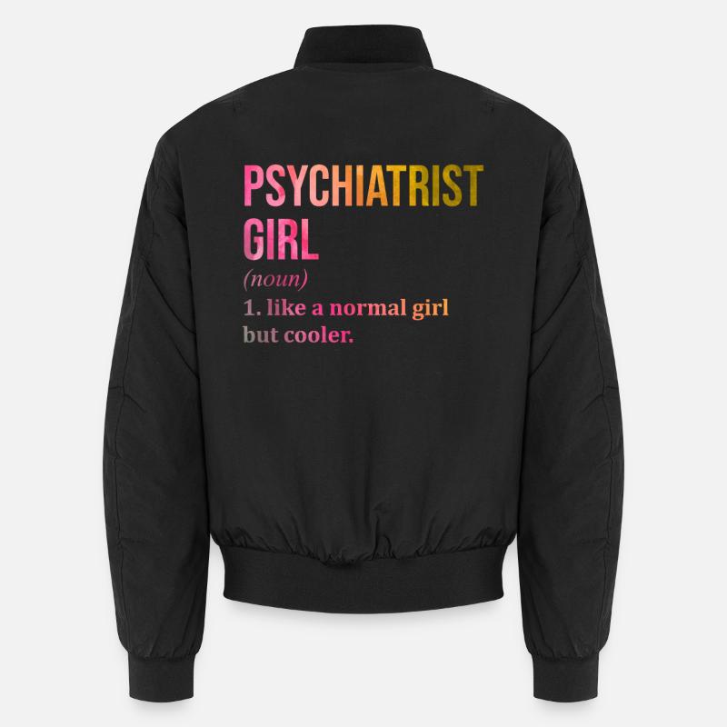 Psychiatry Unisex Bomber Jacket