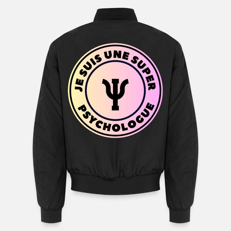 Ich bin ein großartiger Psychologe Unisex Bomberjacke